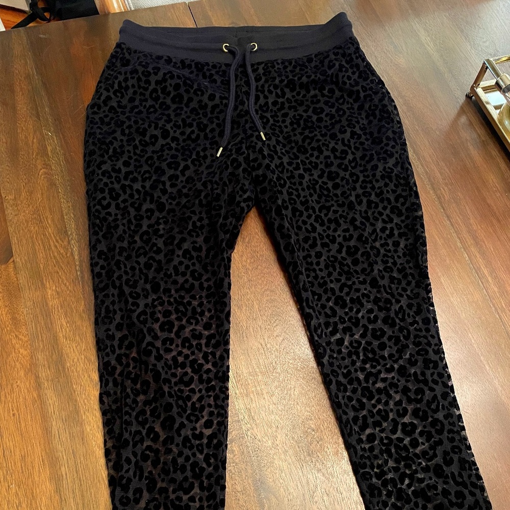 ASOS- sheer leopard print joggers